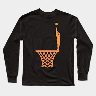 Basketball never stops Long Sleeve T-Shirt